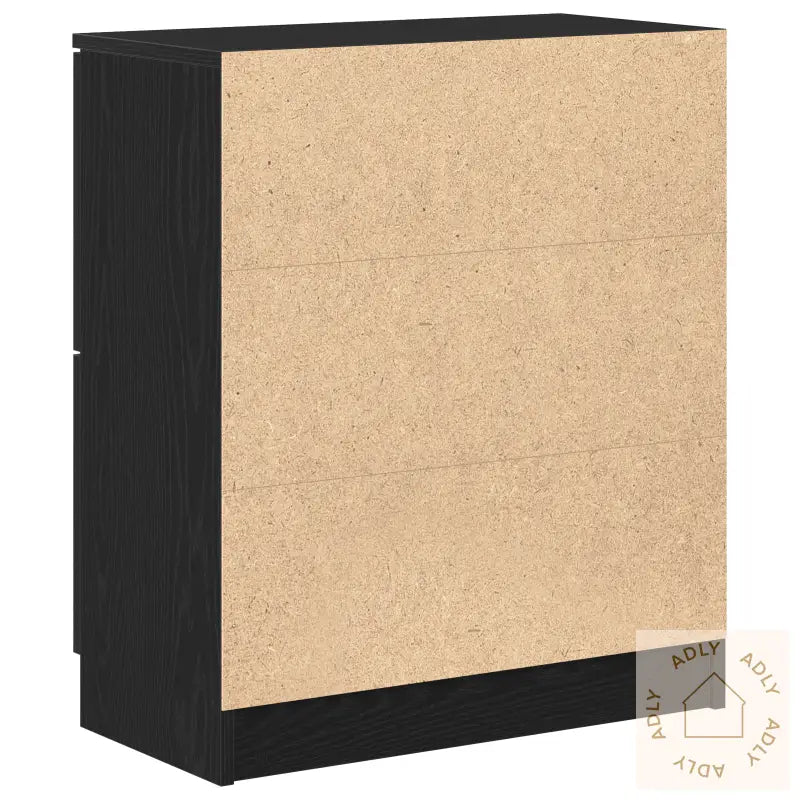 Svart Eike Sideboard - 60 X 30 X 70 Cm - Laget Av Konstruert Tre