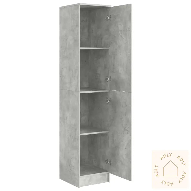 Buffet Cabinet Betonggrå Mdf Med Betongeffekt Laminat Standard