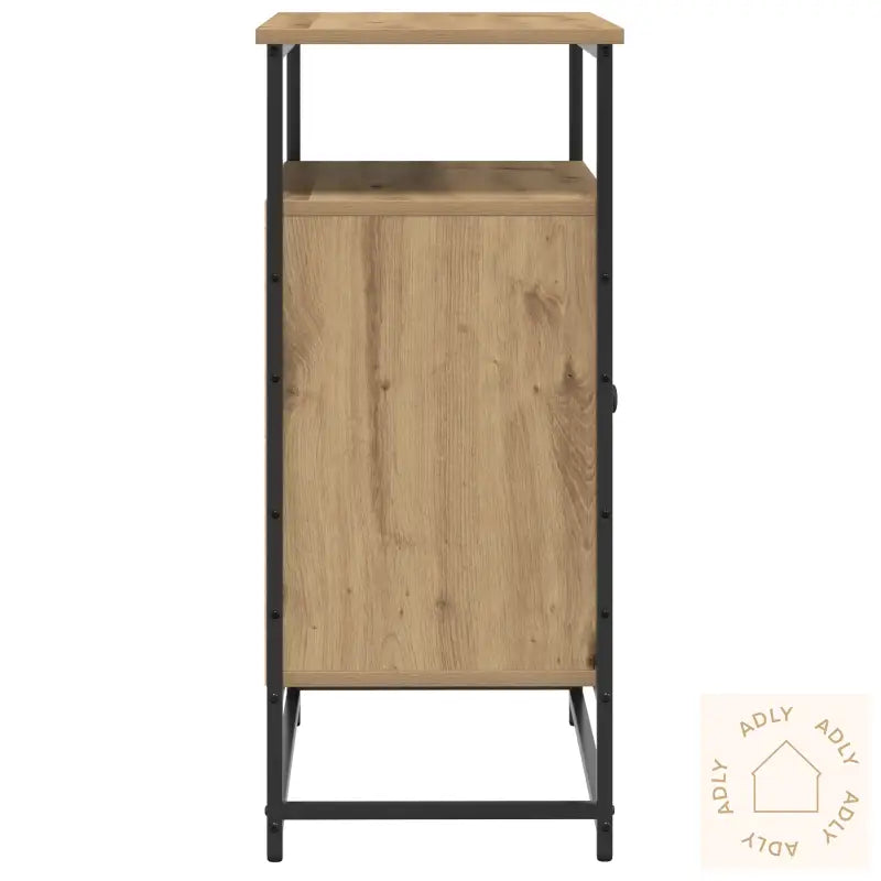 Skap Artisan Eik 69X35X80 Cm Konstruert Tre Og Stål