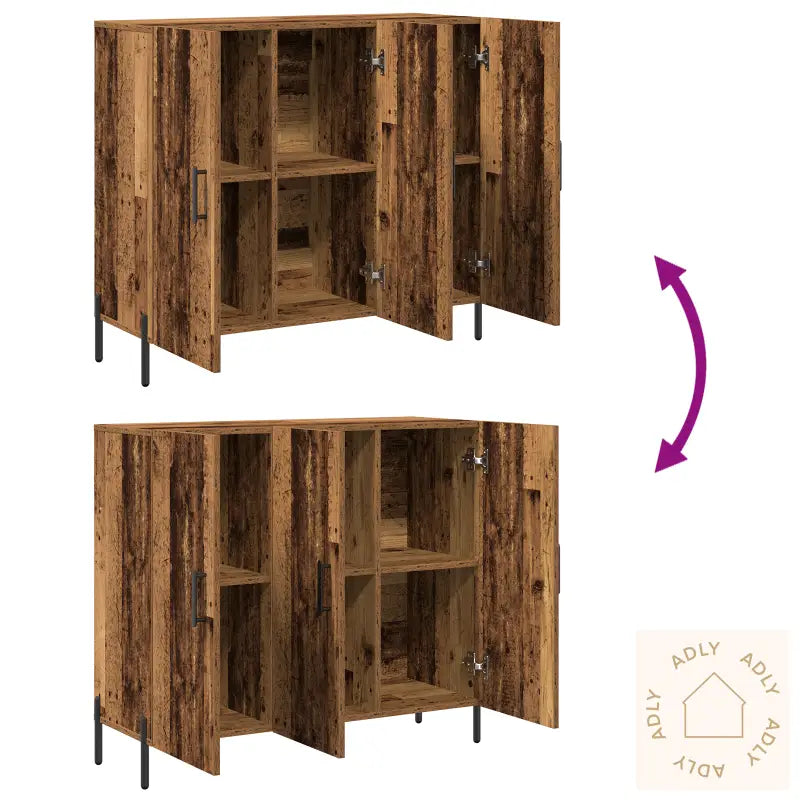 Skjenk I Gammelt Tre 90X34X80 Cm - Ingeniørtre