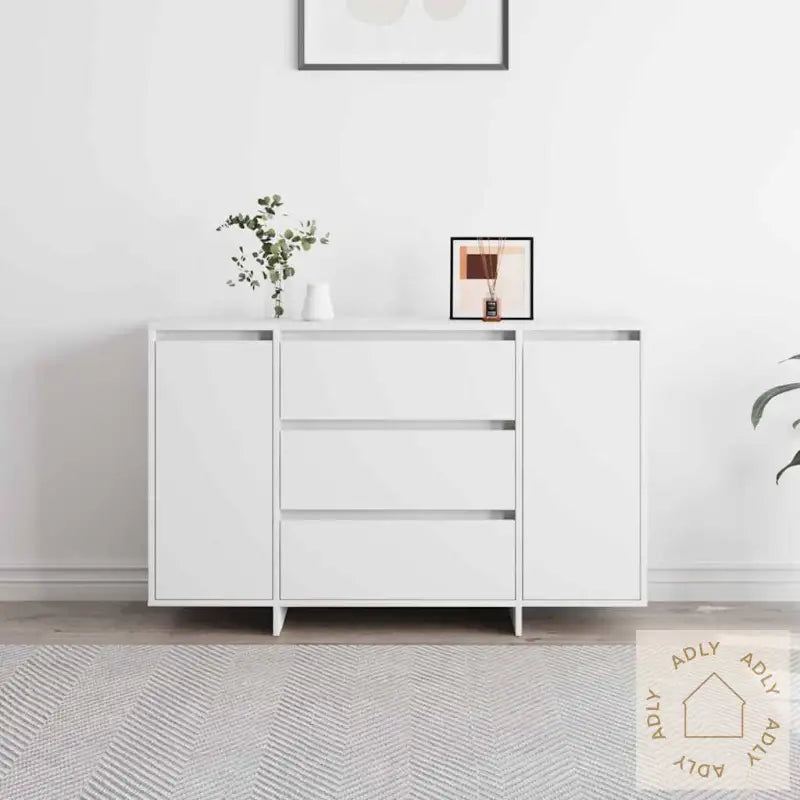 Sideboard Hvit 120X41X75 Cm Konstruert Tre