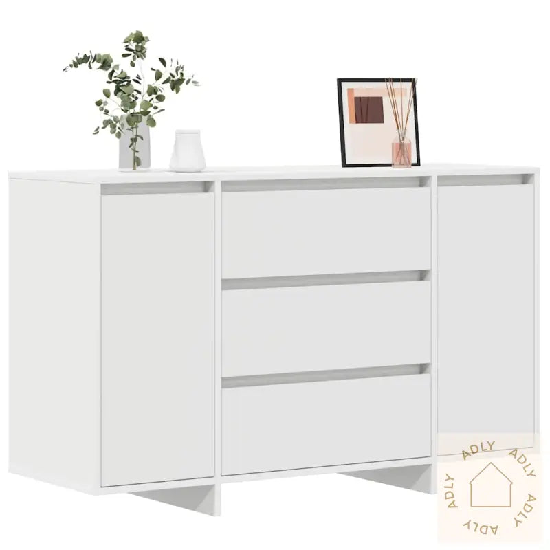 Sideboard Hvit 120X41X75 Cm Konstruert Tre