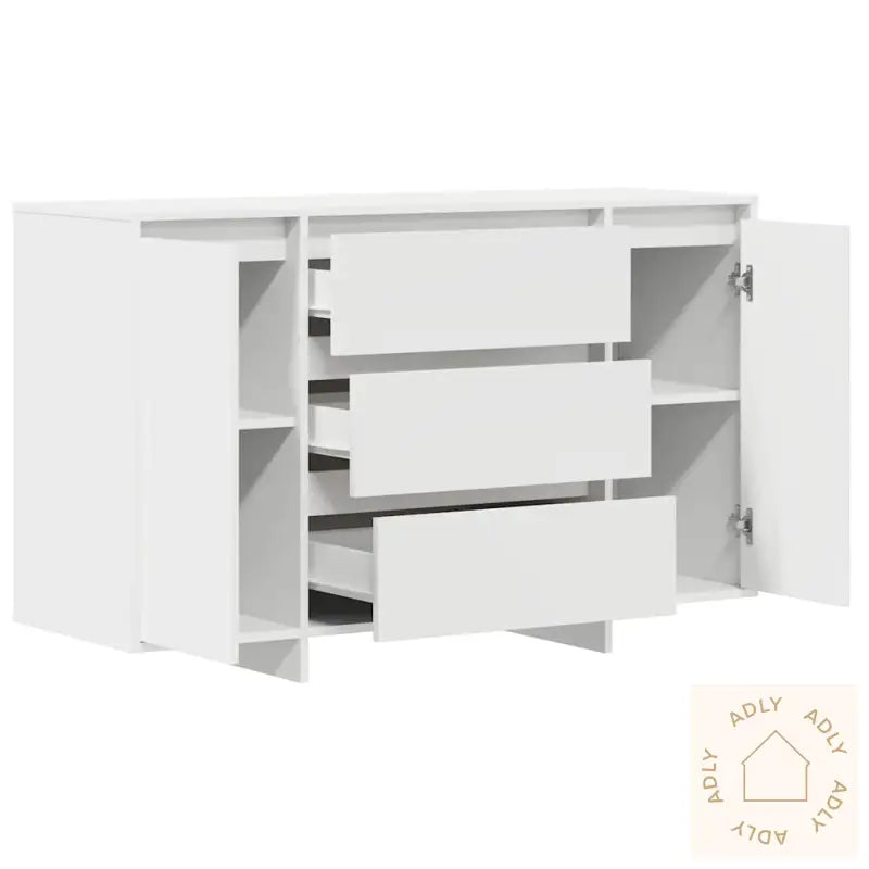 Sideboard Hvit 120X41X75 Cm Konstruert Tre