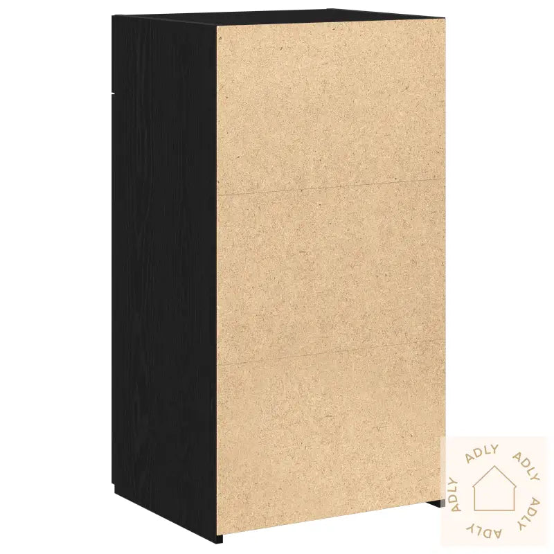 Skap Svart Eik 30X42,5X93 Cm Konstruert Tre
