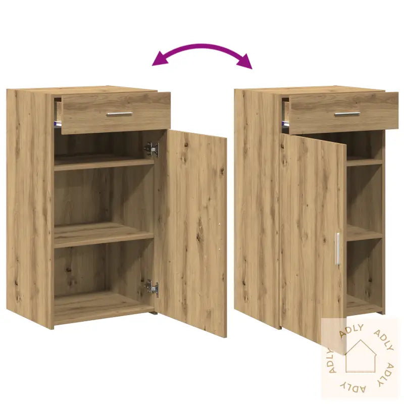 Sideboard Artisan Eik 30X42,5X93 Cm Ingeniørtre