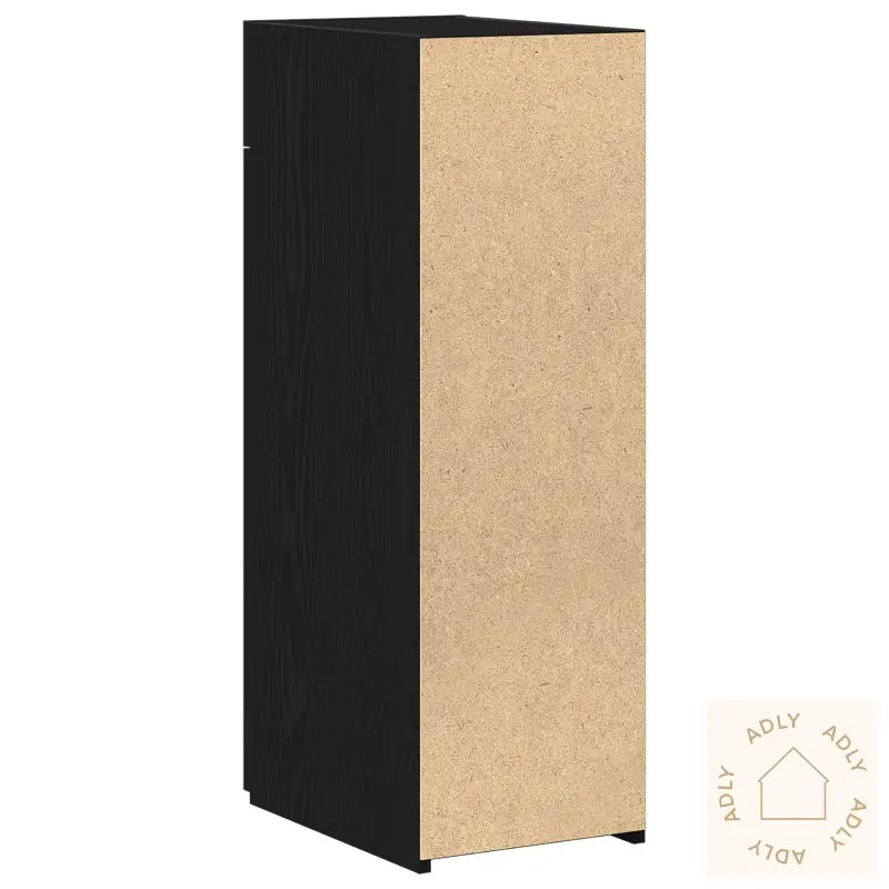 Sideboard Svart Eik 30X42,5X93 Cm Ingeniørtre