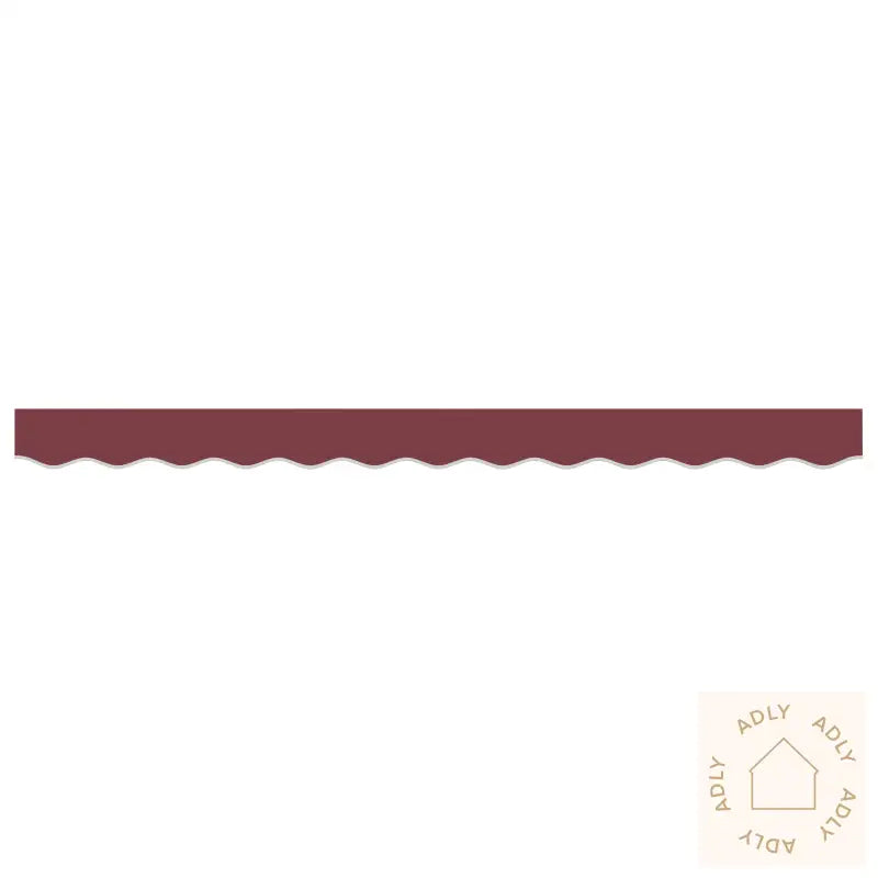 Markisevalance For 2.5 M Ramme Burgunder 2.3X0.2 M