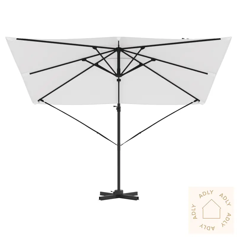 Parasoll For Terrasse Sand Polyester Baldakin 3M