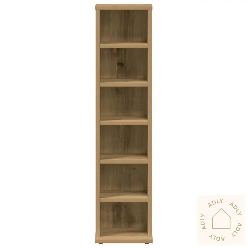 Cd-Skap Artisan Eik 21X20X88 Cm Konstruert Tre