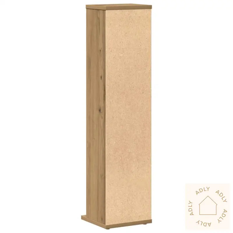 Cd-Skap Artisan Eik 21X20X88 Cm Konstruert Tre
