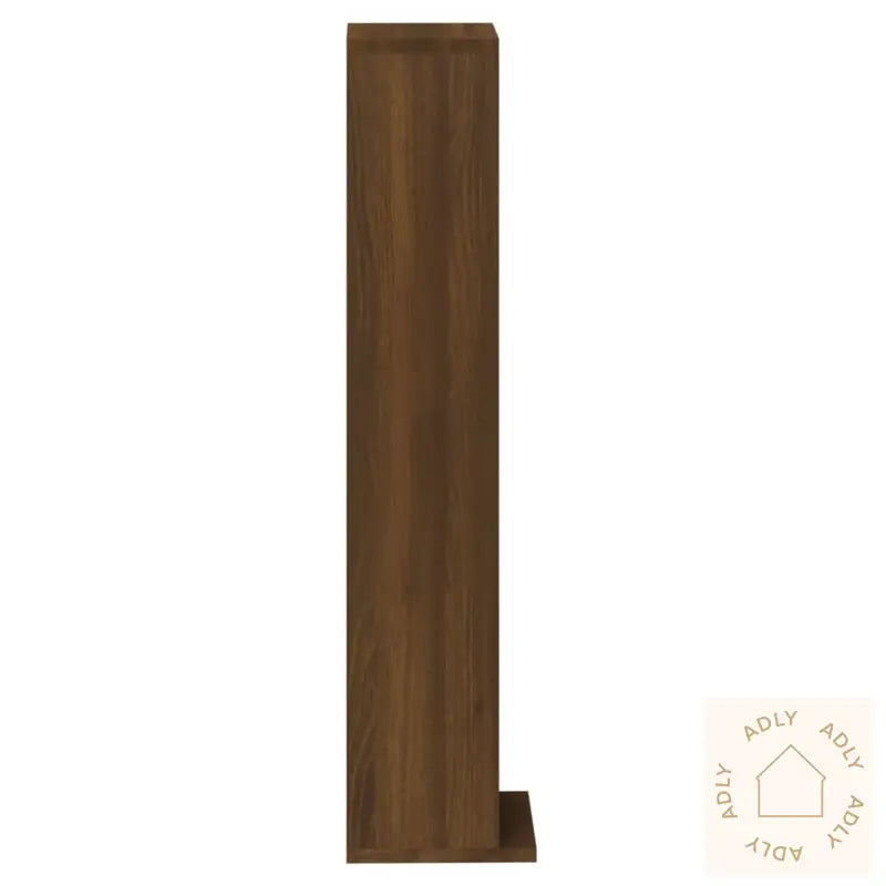 Cd-Skap Brun Eik 21X20X88 Cm Konstruert Tre