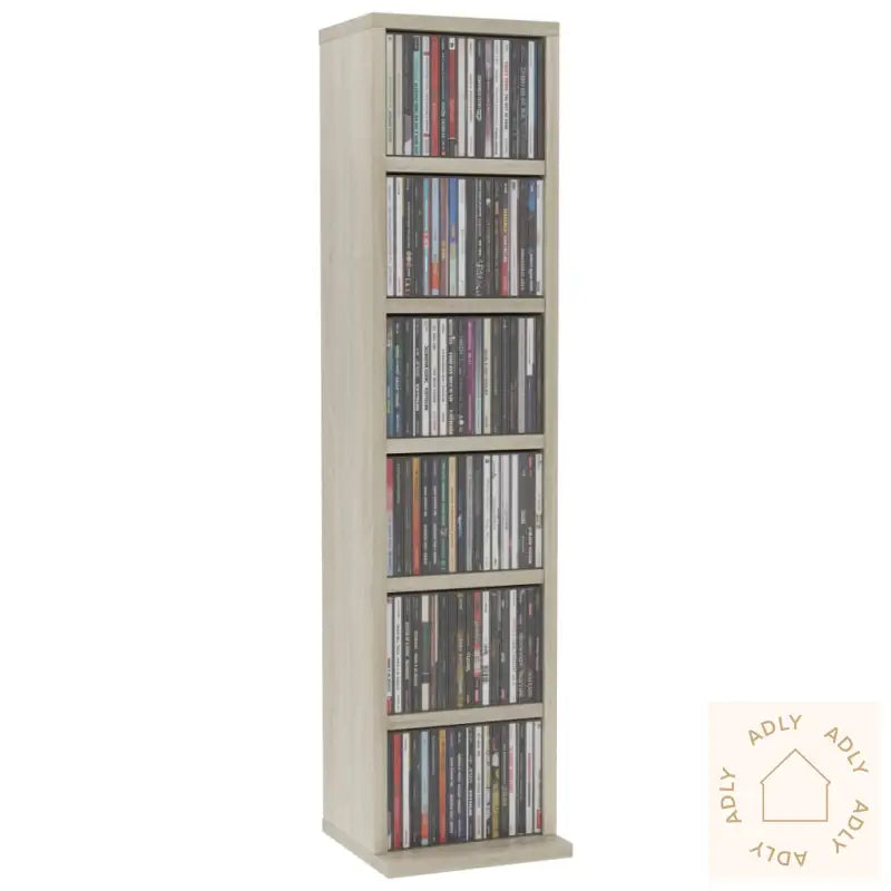 Cd-Skap Sonoma Eik 21X20X88 Cm Konstruert Tre