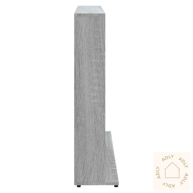 Cd-Skap Grå Sonoma 100X23X89,5 Cm Konstruert Tre
