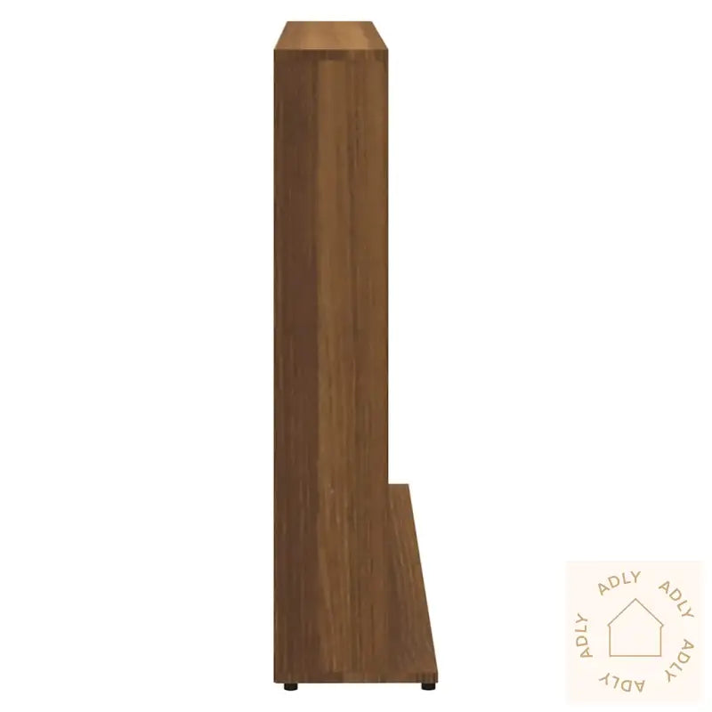 Cd-Skap Brun Eik 100X23X89,5 Cm Konstruert Tre