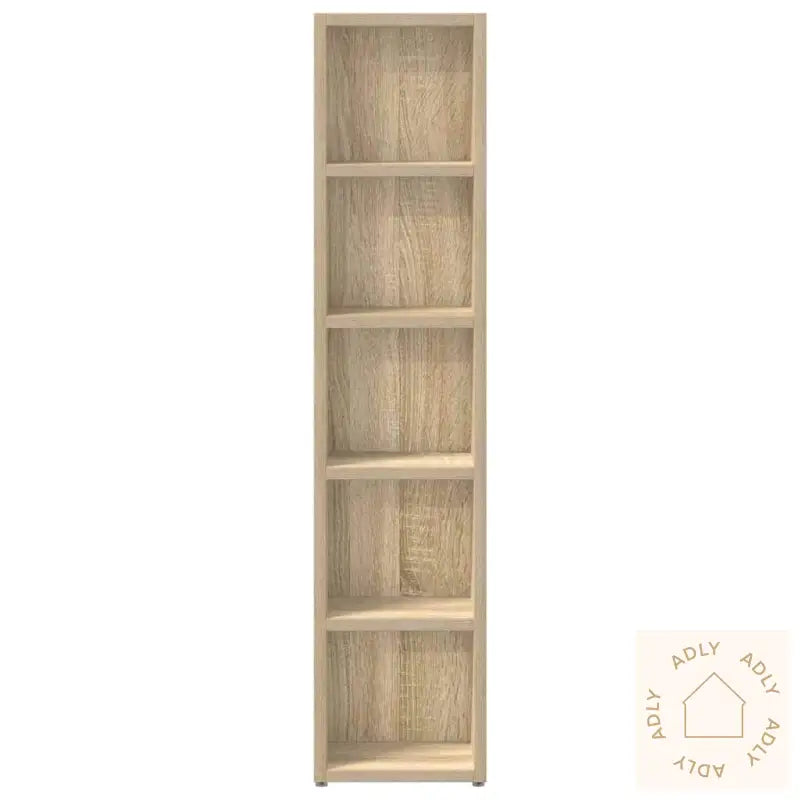 Cd-Skap 2 Stk Sonoma Eik 21X16X93,5 Cm Sponplate