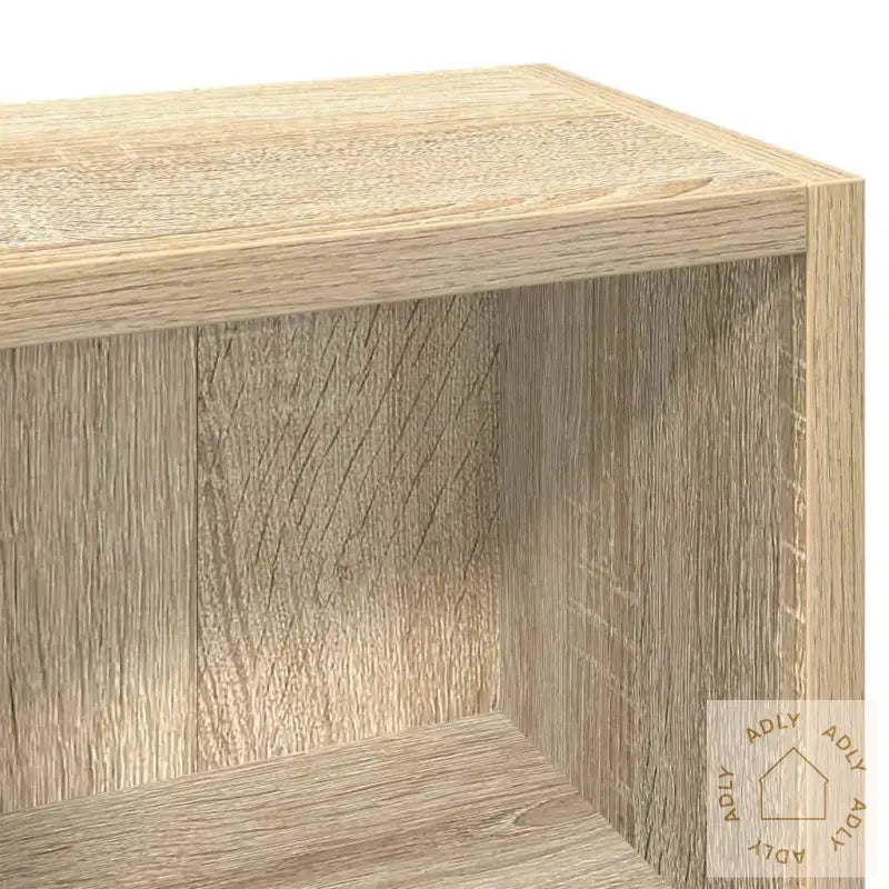 Cd-Skap 2 Stk Sonoma Eik 21X16X93,5 Cm Sponplate