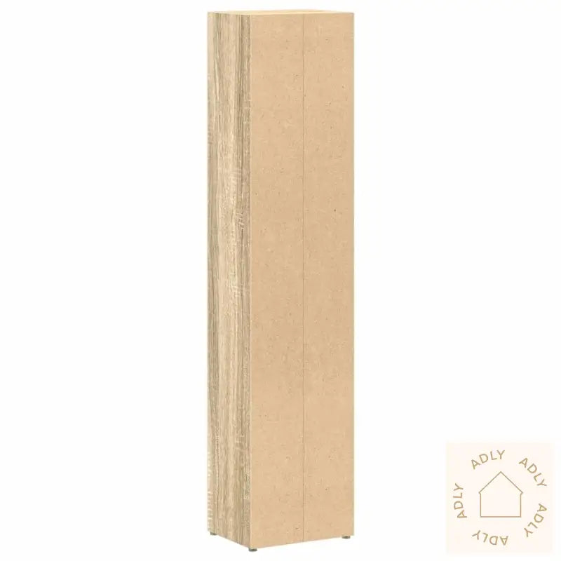 Cd-Skap 2 Stk Sonoma Eik 21X16X93,5 Cm Sponplate