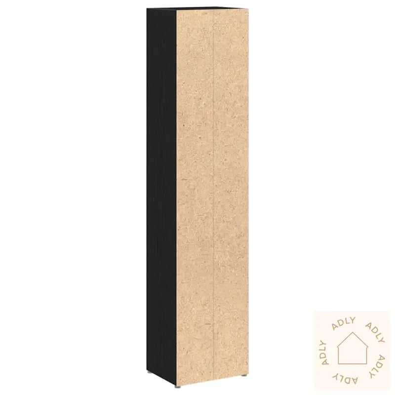 Cd-Skap 2 Stk Svart Eik 21X16X93,5 Cm Konstruert Tre