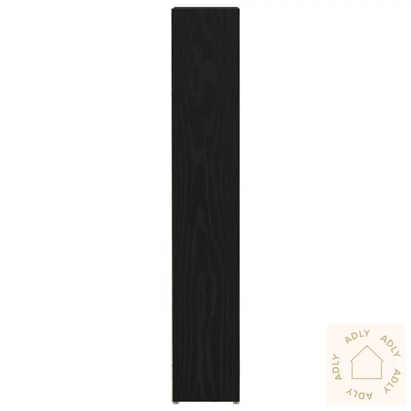 Cd-Skap 2 Stk Svart Eik 21X16X93,5 Cm Konstruert Tre