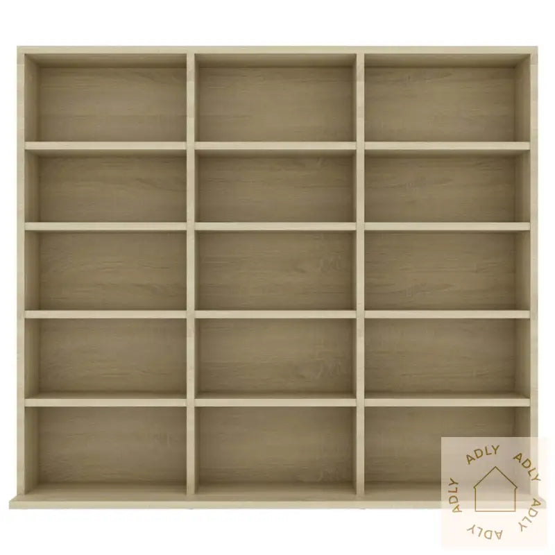 Cd-Hylle Sonoma Eik 100X23X89,5 Cm Konstruert Tre