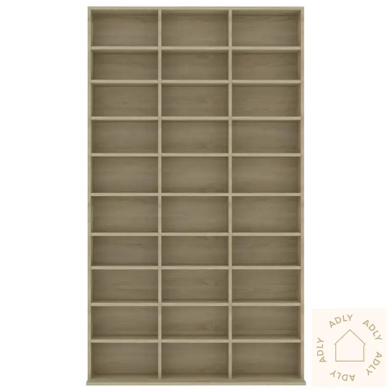 Cd-Hylle Sonoma Eik 102X16X177,5 Cm Konstruert Tre