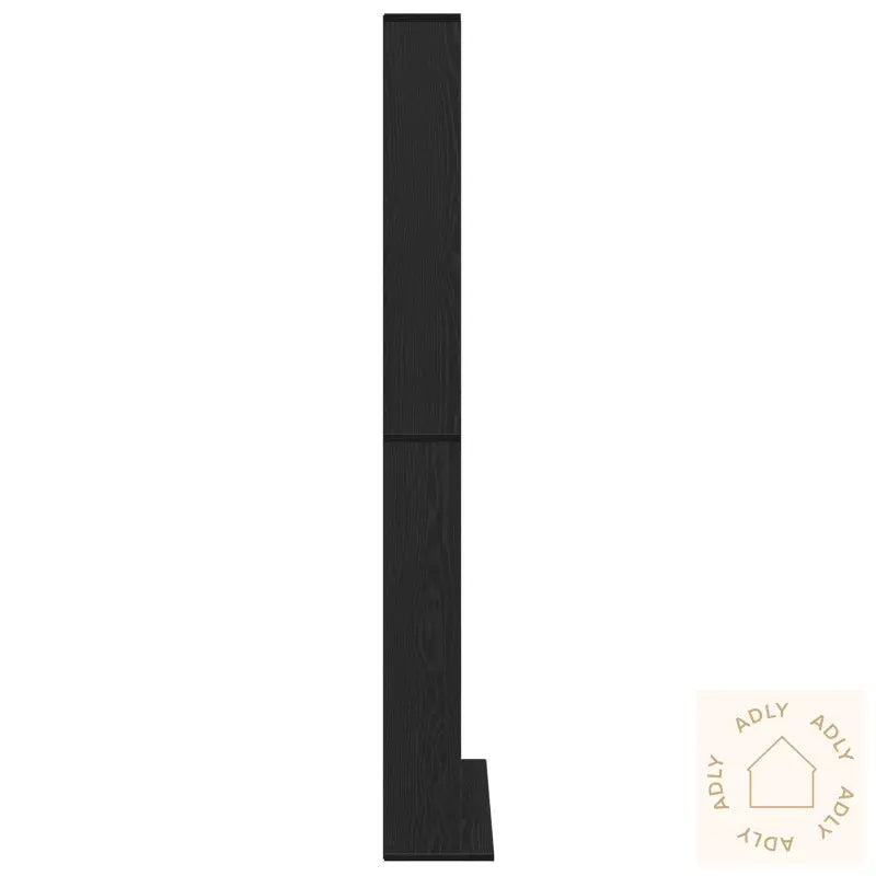 Cd-Hylle I Svart Eik 101X23X177,5 Cm Laget Av Konstruert Tre