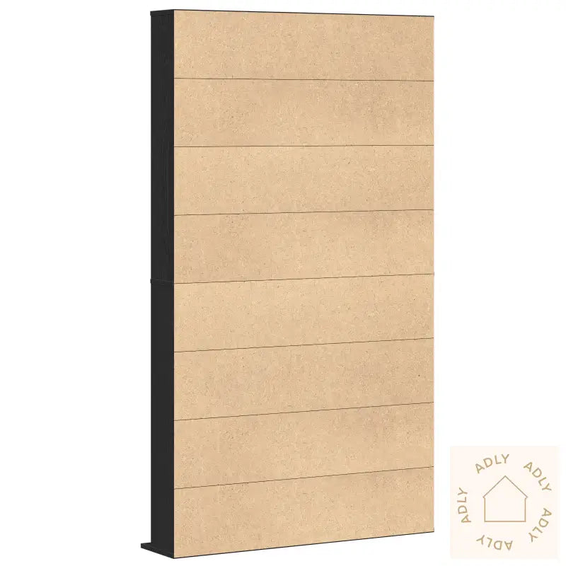 Cd-Hylle I Svart Eik 101X23X177,5 Cm Laget Av Konstruert Tre