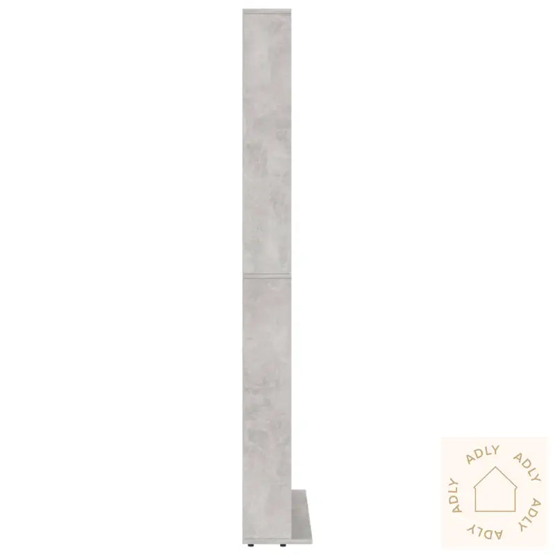 Cd-Hylle Betonggrå 102X16X177,5 Cm Konstruert Tre