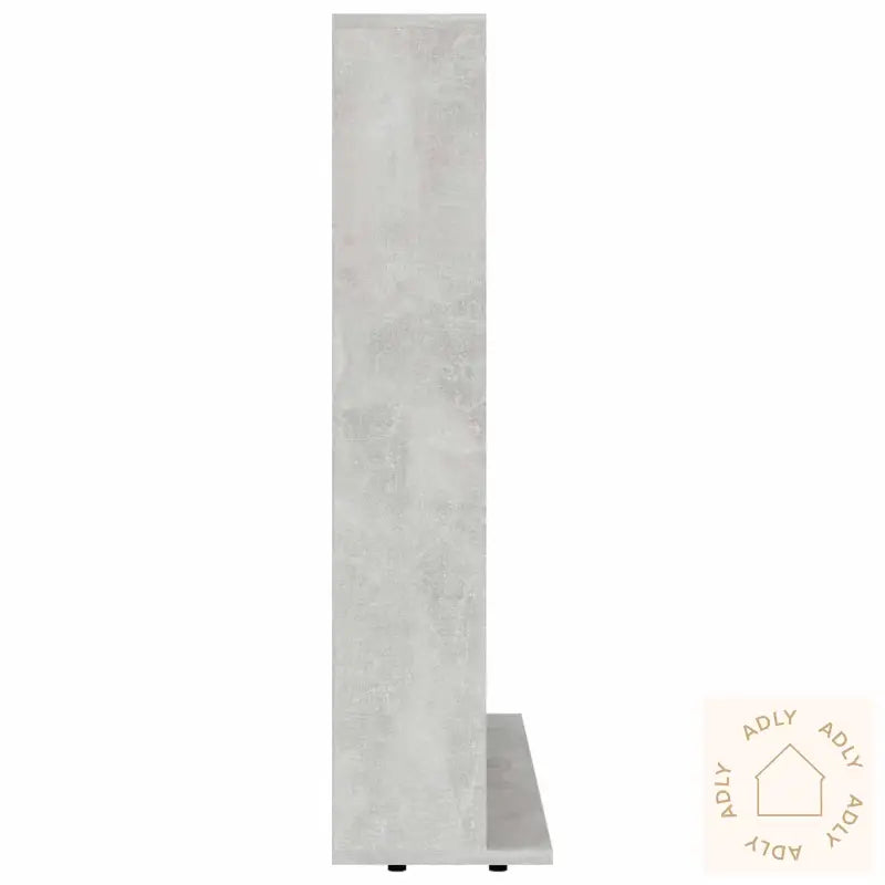Cd-Hylle Betonggrå 100X23X89,5 Cm Konstruert Tre