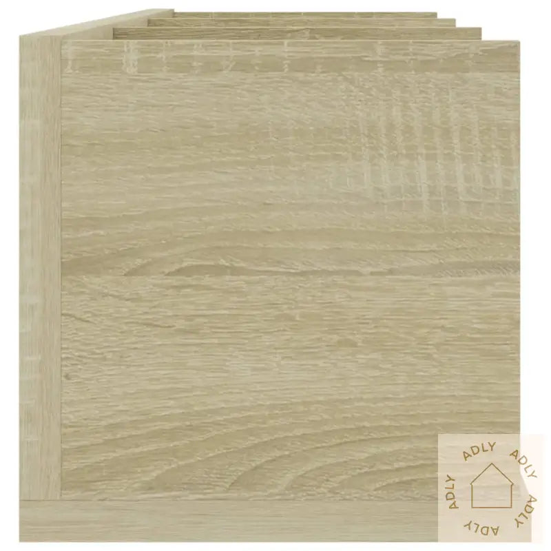 Veggmontert Cd-Hylle Sonoma Eik 75X18X18 Cm Konstruert Tre