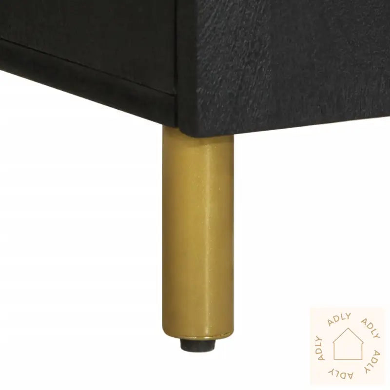Skjenk Svart 60X33X75 Cm Konstruert Tre