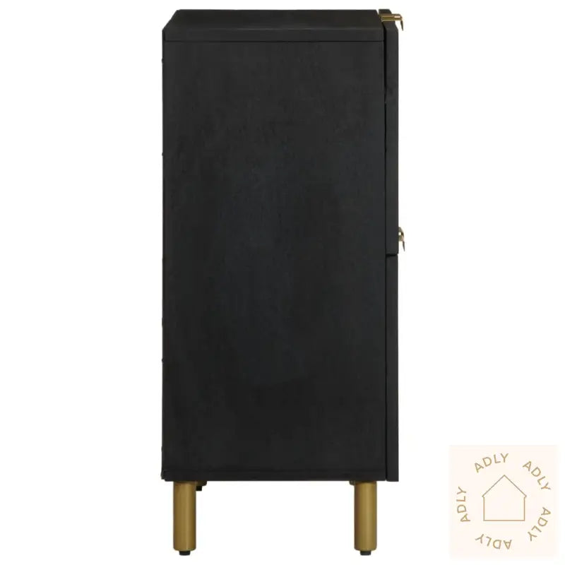 Skjenk Svart 60X33X75 Cm Konstruert Tre