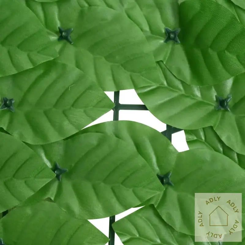 Balkongskjerm Med Grønne Blader 300X150 Cm