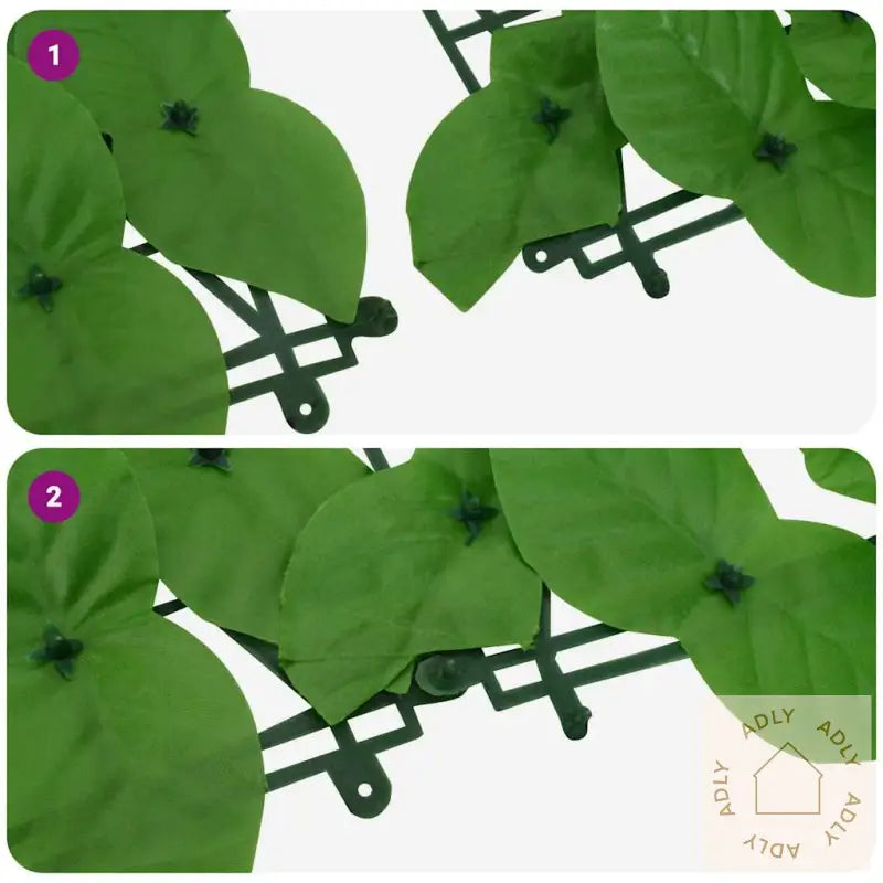 Balkongskjerm Med Grønne Blader 300X150 Cm