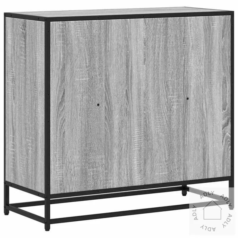 Bokhylle Grå Sonoma 80,5X35X76 Cm Konstruert Tre
