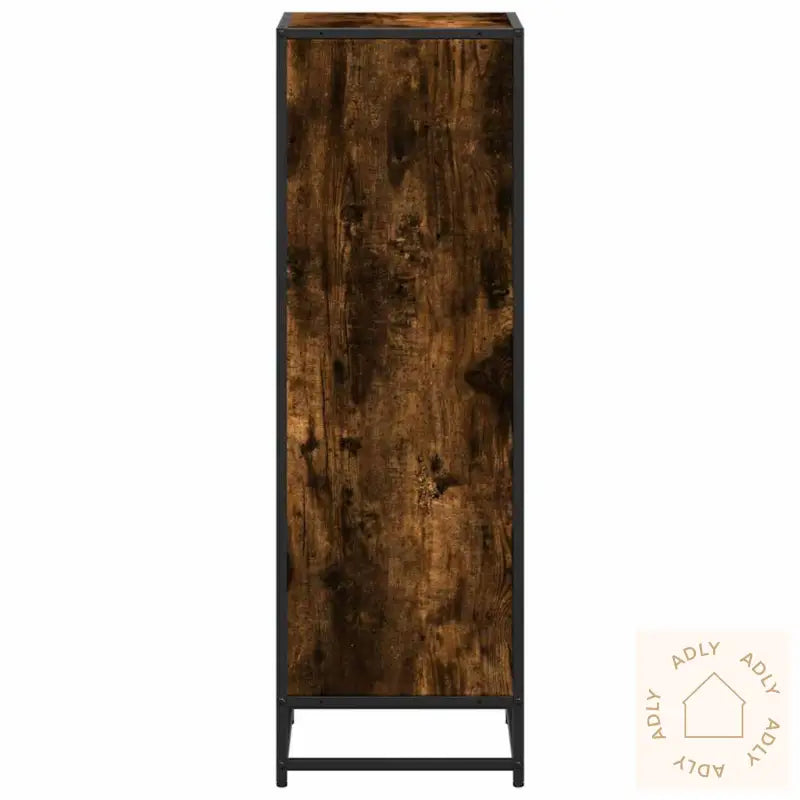 Bokhylle Røkt Eik 40X35X107,5 Cm Konstruert Tre