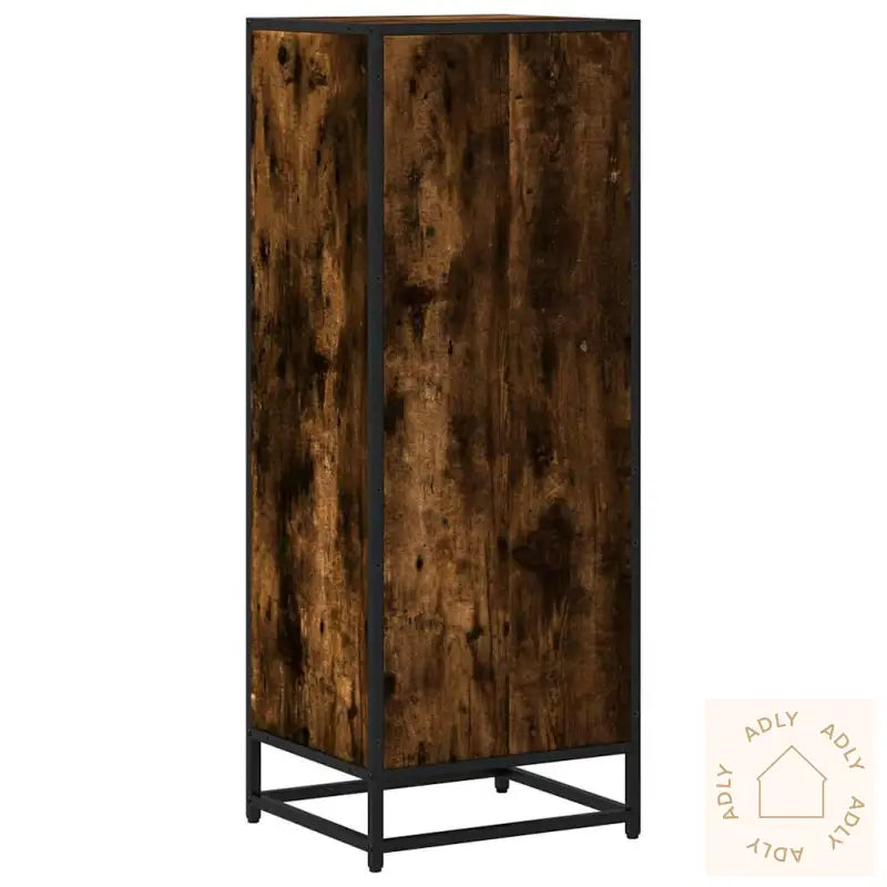 Bokhylle Røkt Eik 40X35X107,5 Cm Konstruert Tre