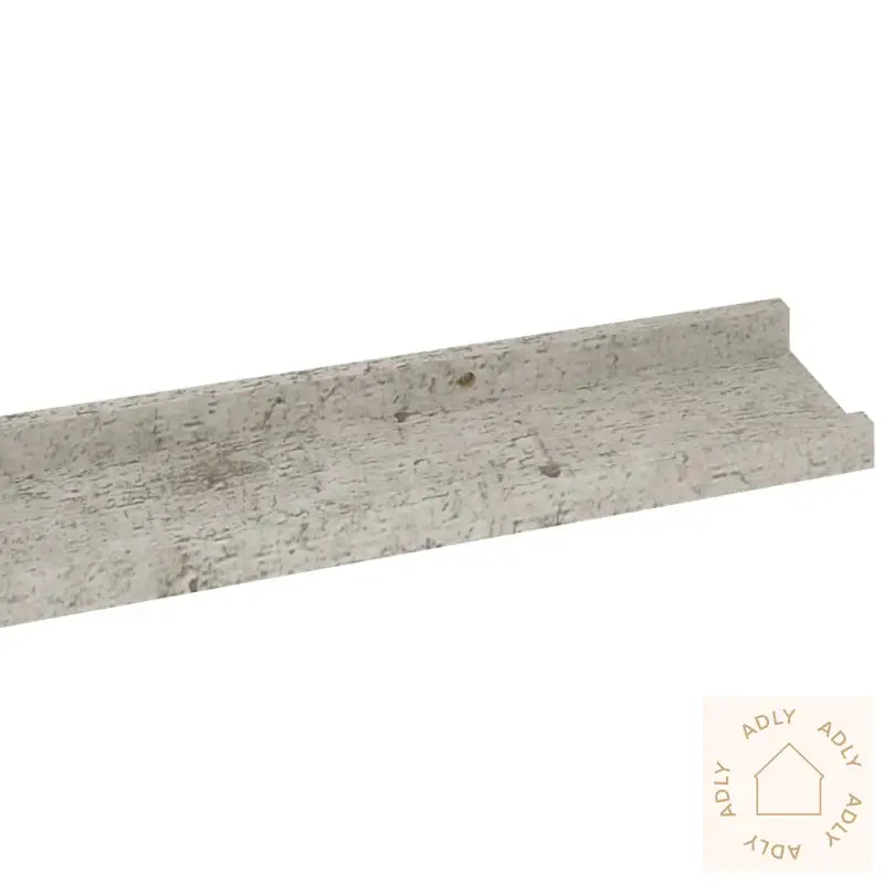 Vegghyller 2 Stk Betonggrå 115X9X3 Cm
