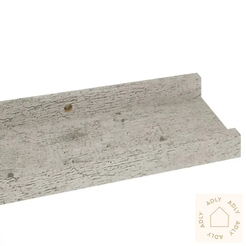 Vegghyller 2 Stk Betonggrå 60X9X3 Cm