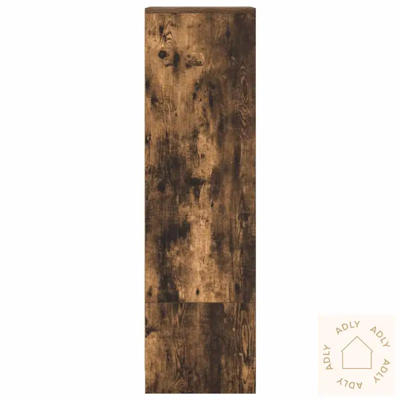 Highboard Røkt Eik 29,5X34X119,5 Cm Konstruert Tre