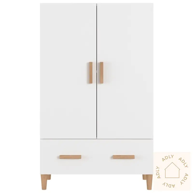 Highboard Hvit 70X31X115 Cm Konstruert Tre