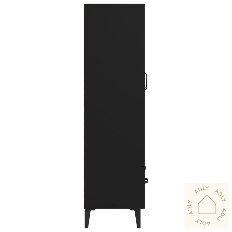 Highboard Svart 70X31X115 Cm Konstruert Tre