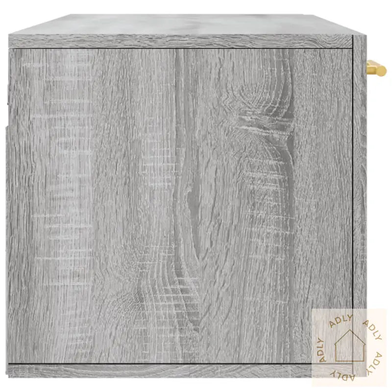Veggskap Grå Sonoma 100X36,5X35 Cm Konstruert Tre