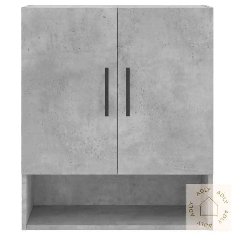 Veggskap Betonggrå 60X31X70 Cm Konstruert Tre