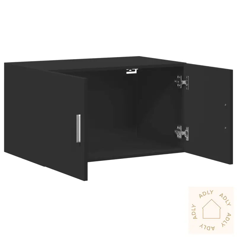 Veggskap Svart 70X42,5X40 Cm Konstruert Tre