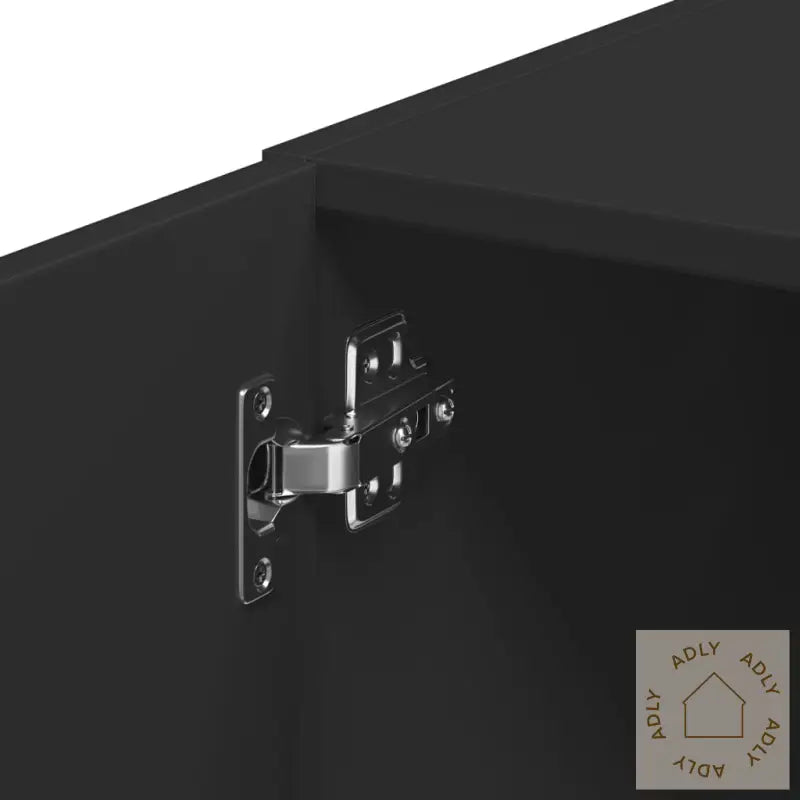 Veggskap Svart 70X42,5X40 Cm Konstruert Tre