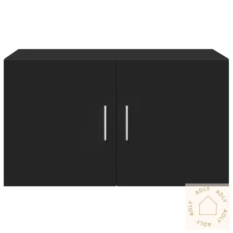 Veggskap Svart 70X42,5X40 Cm Konstruert Tre