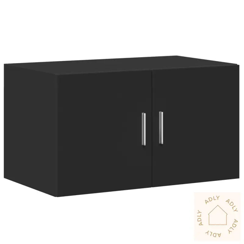 Veggskap Svart 70X42,5X40 Cm Konstruert Tre