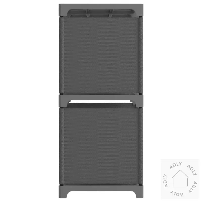 Displayhylle Med 6 Kuber Grå 103X30X72,5 Cm Stoff