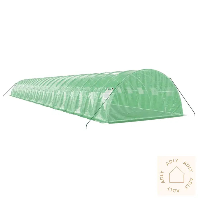 Drivhus Med Stålramme Grønn 88 M² 22X4X2 M